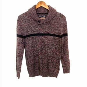 NWT Retrofit Cowlneck Button Chunky Knit Sweater